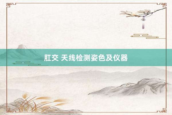 肛交 天线检测姿色及仪器